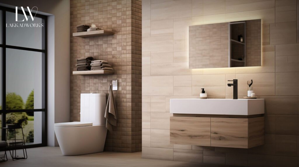 Choose Built-in Storage for Luxury Bathroom Interior Design