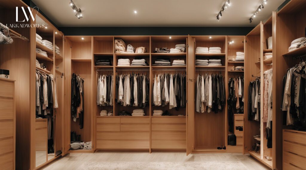 Utilise Loft Space in Wardrobe Interior Design