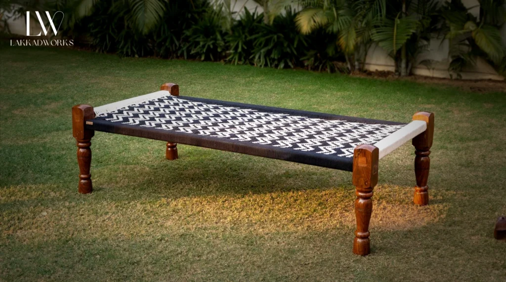 The Traditional Indian Cot is Revived for Authenticity
