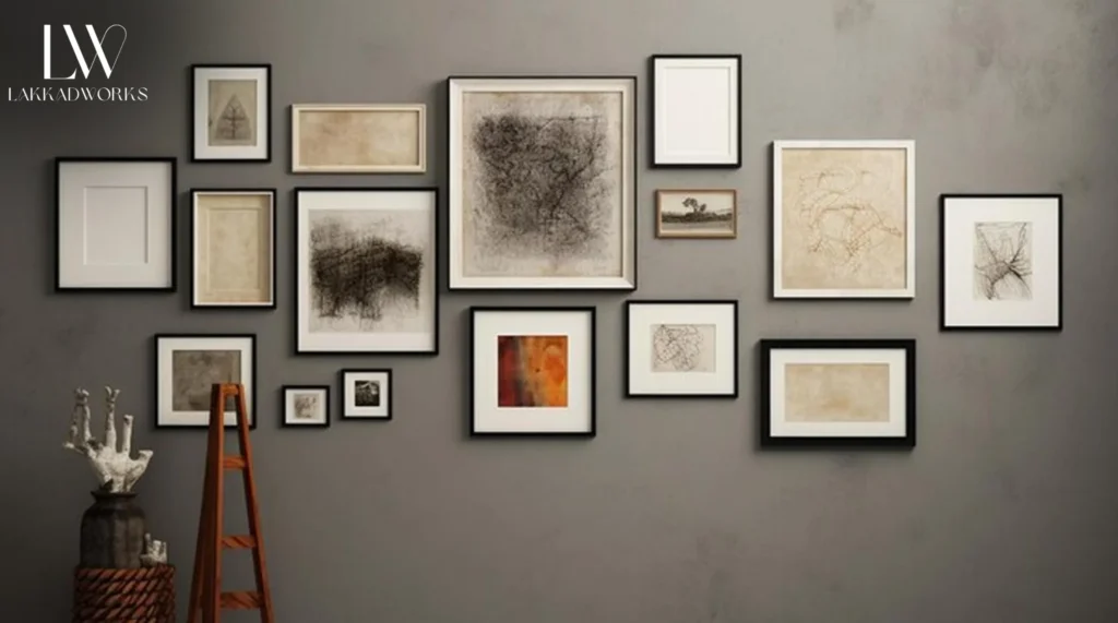 Add a Gallery Wall with Artworks for Creativity